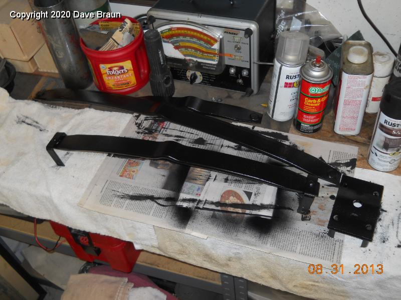 Spitfire1974/Restoration/Suspension/Rear Suspension/Painting with